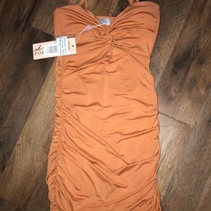 Oh Polly honey ruche dress